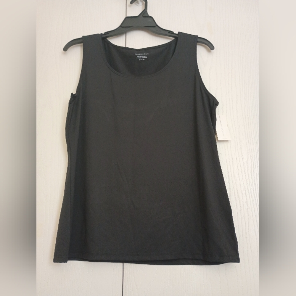Charter Club Women's Size XL Black Core Tank